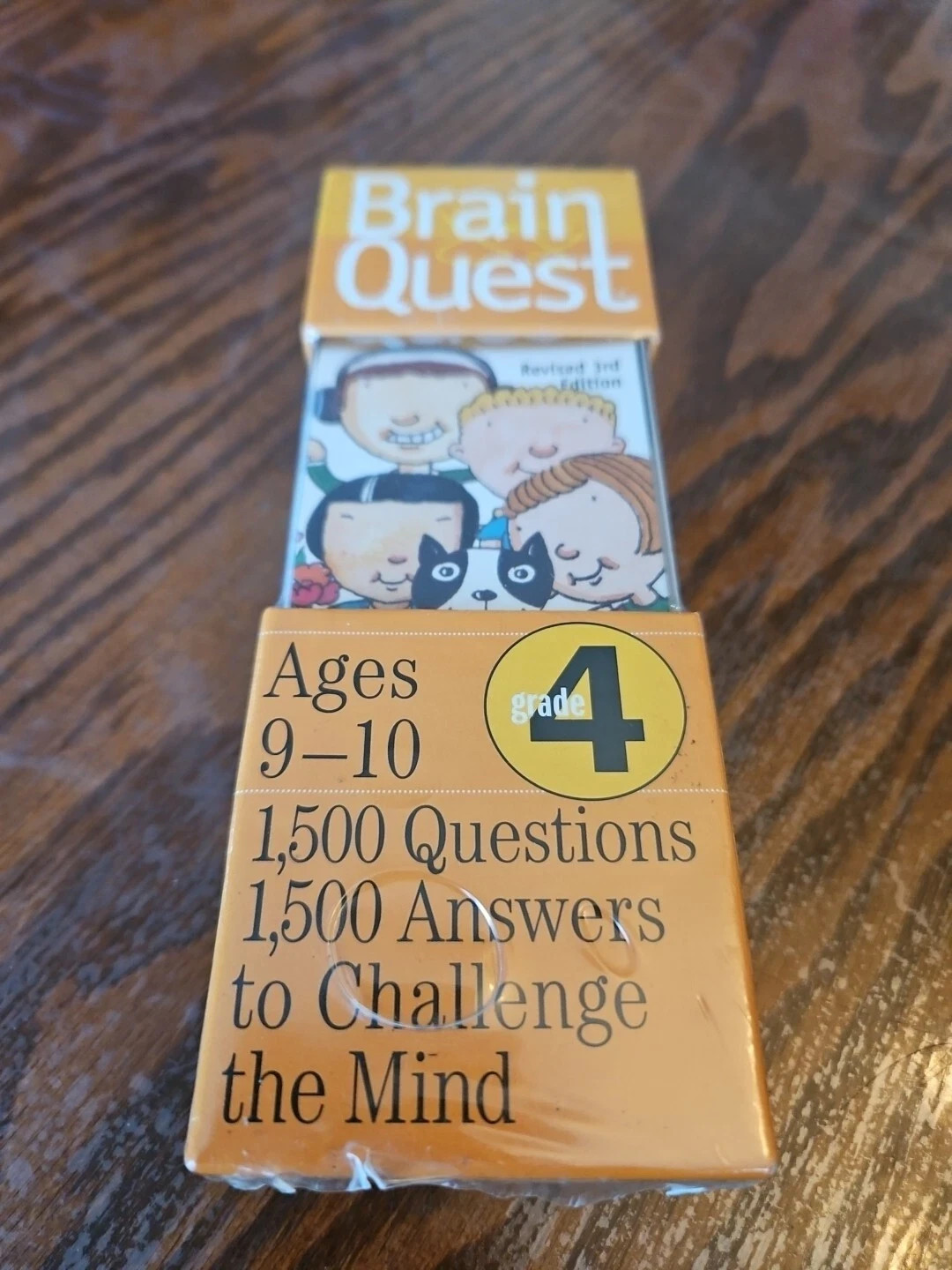 Brain Quest Grade 4 Revised 3rd Edition Ages 9-10, 1500 Questions & Answers NEW