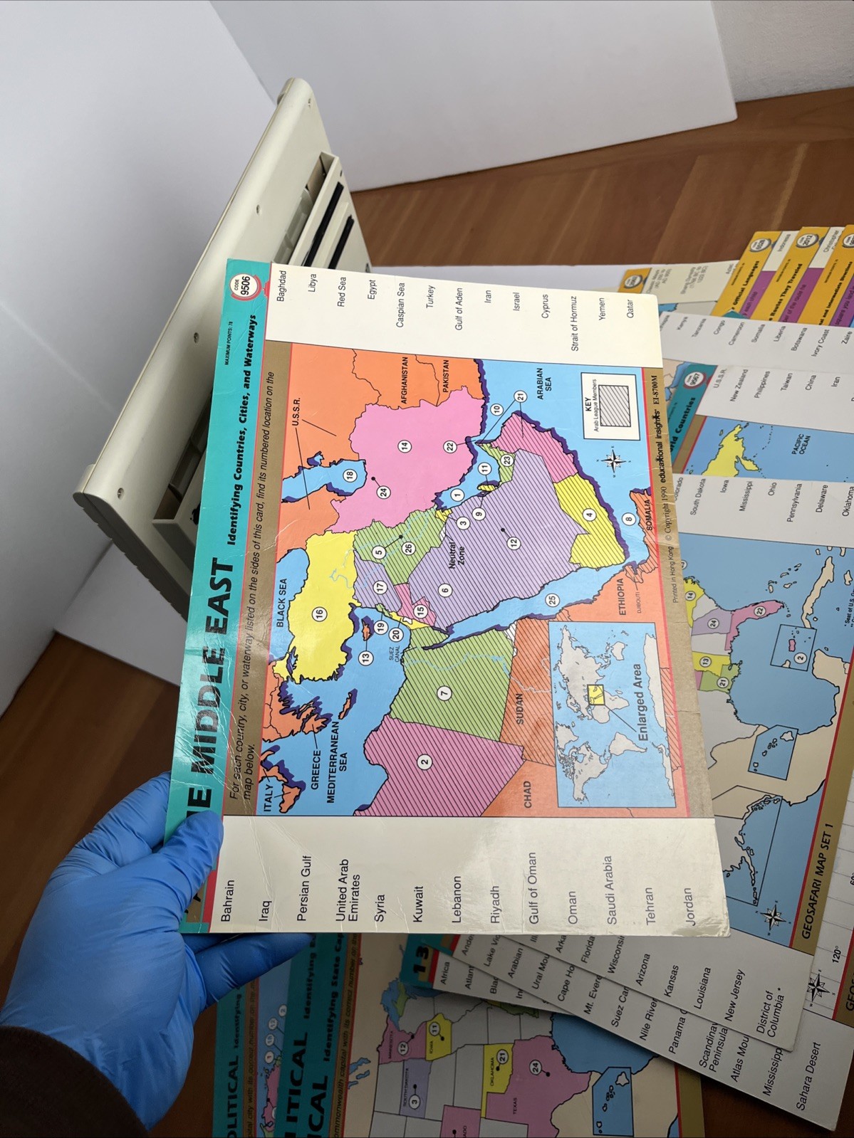 Vtg GeoSafari Electronic Homeschooling Learning System EI 8700 – WORKS SEE VIDEO