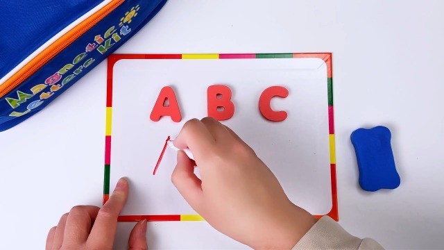 Magnetic Alphabet Letters Kit – 310 Pcs with Board & Organizer Bag, Educational
