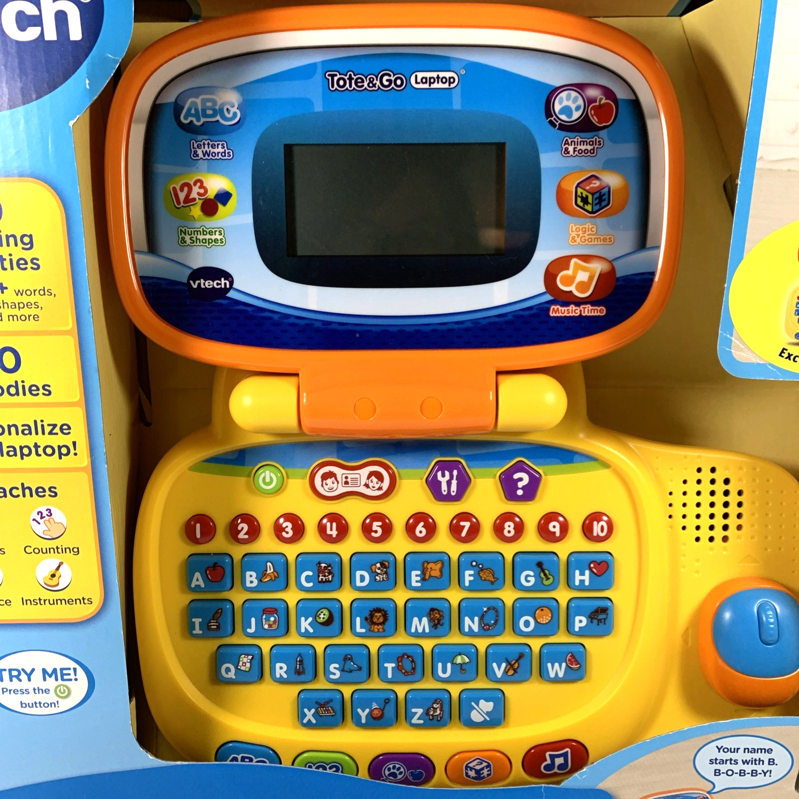 VTECH Tote & Go Laptop Learning Toy Educational Game Exclusive Color NIB
