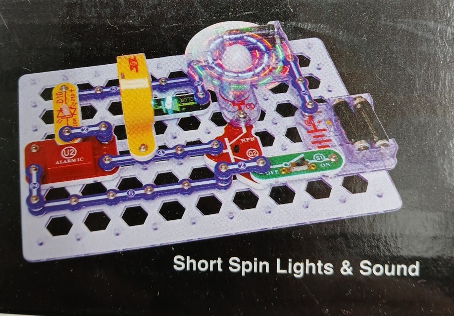 Motion Electronics Discovery Kit SCM-165 Elenco Snap Circuits Ages 8-108