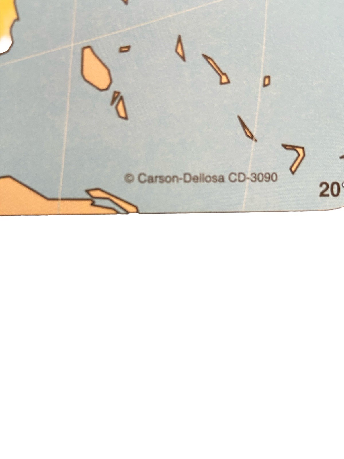 Vintage Carson-Dellosa US Jumbo Map Pad Partial Lot 9 Sheets Reproducible 1998