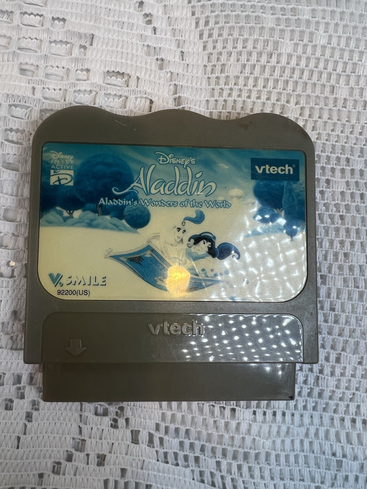 Disney Aladdin Wonders of the World VTech V.Smile Learning Game Cartridge
