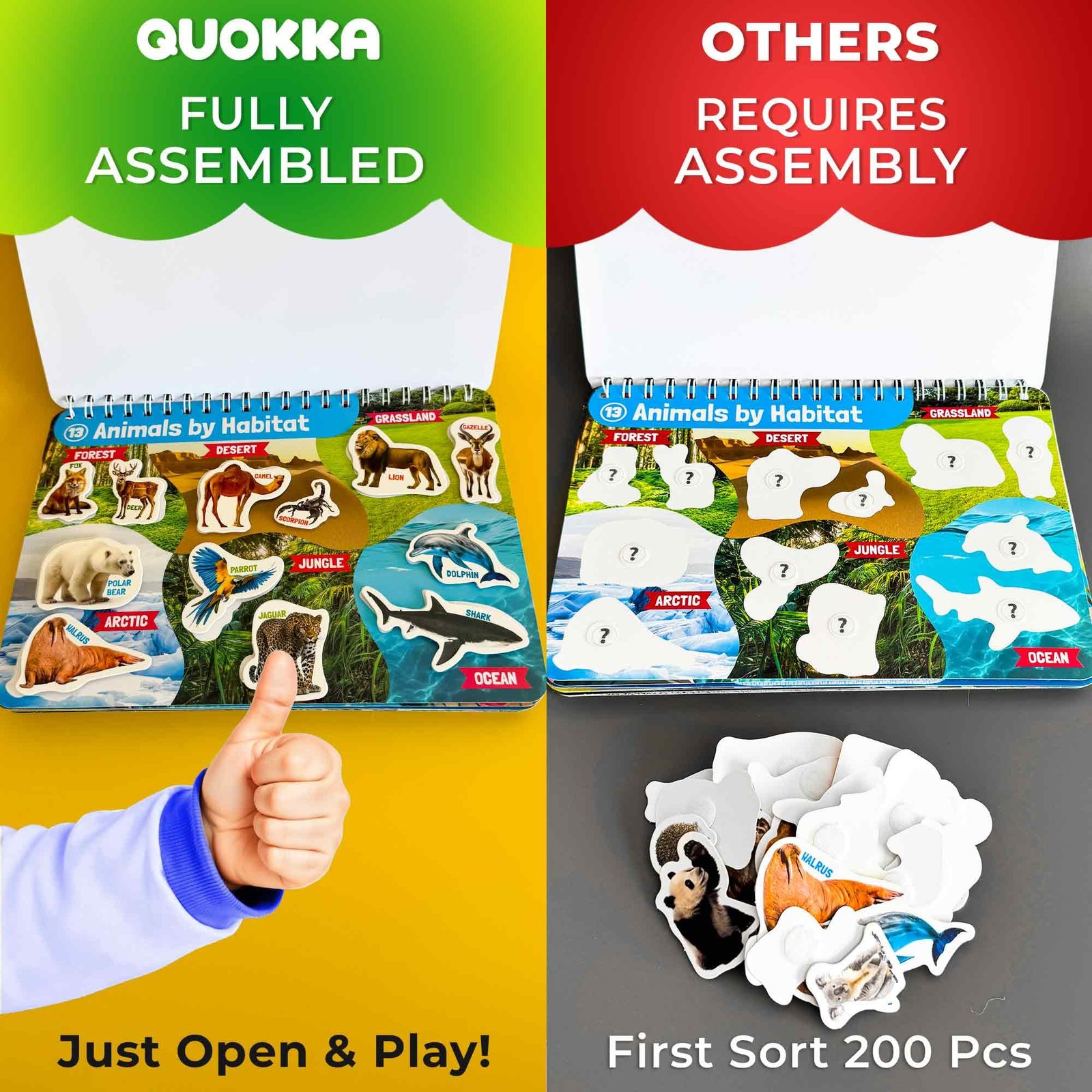 Montessori Busy Book for Ages 4-8 – Pre K Learning Activities for Homeschooli…