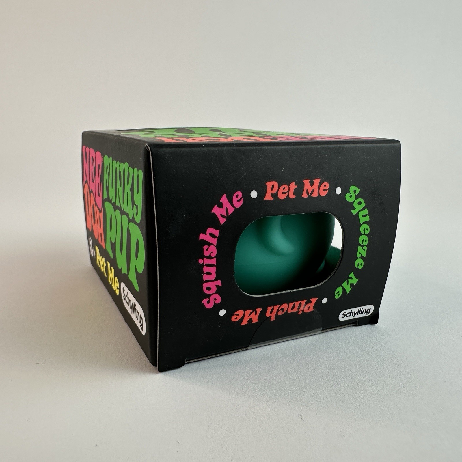 NeeDoh Funky Pup Schylling – Teal Squishy NEW Authentic Nee Doh Pet me