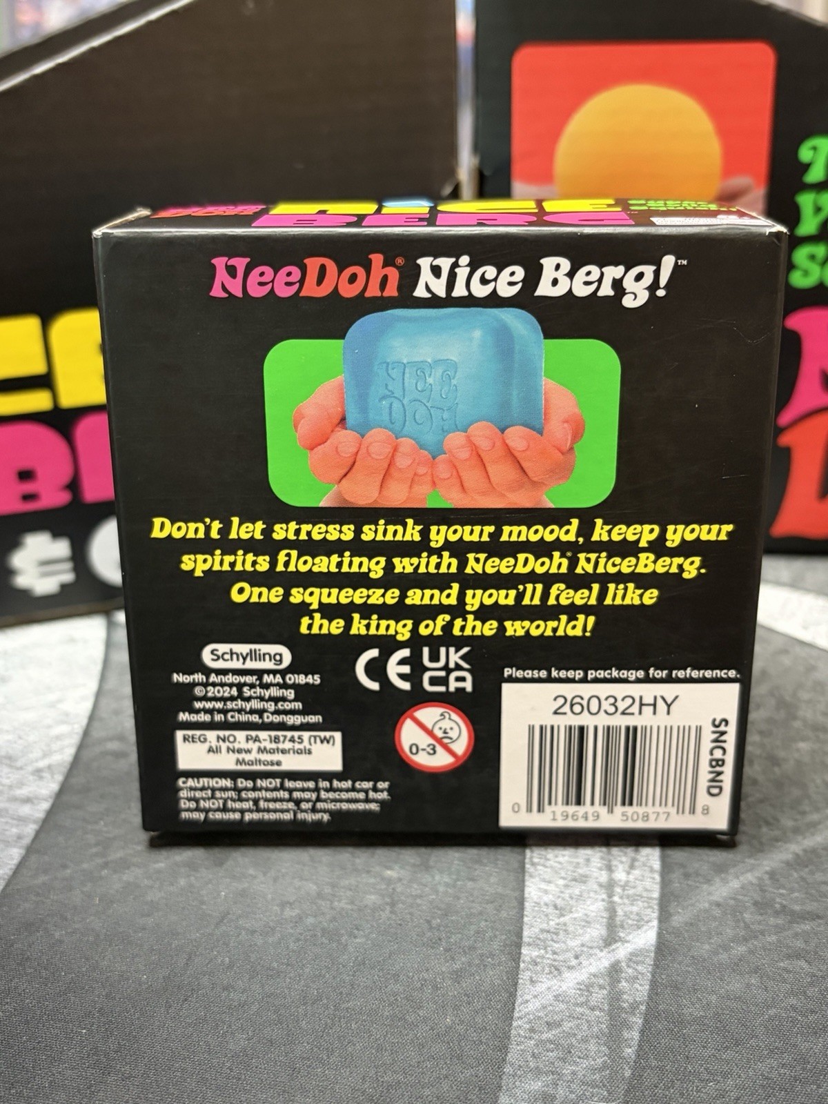 🧊🔥Genuine Original Needoh XL Nice Berg! Blue 🔥🧊Same Day Shipping US Seller !