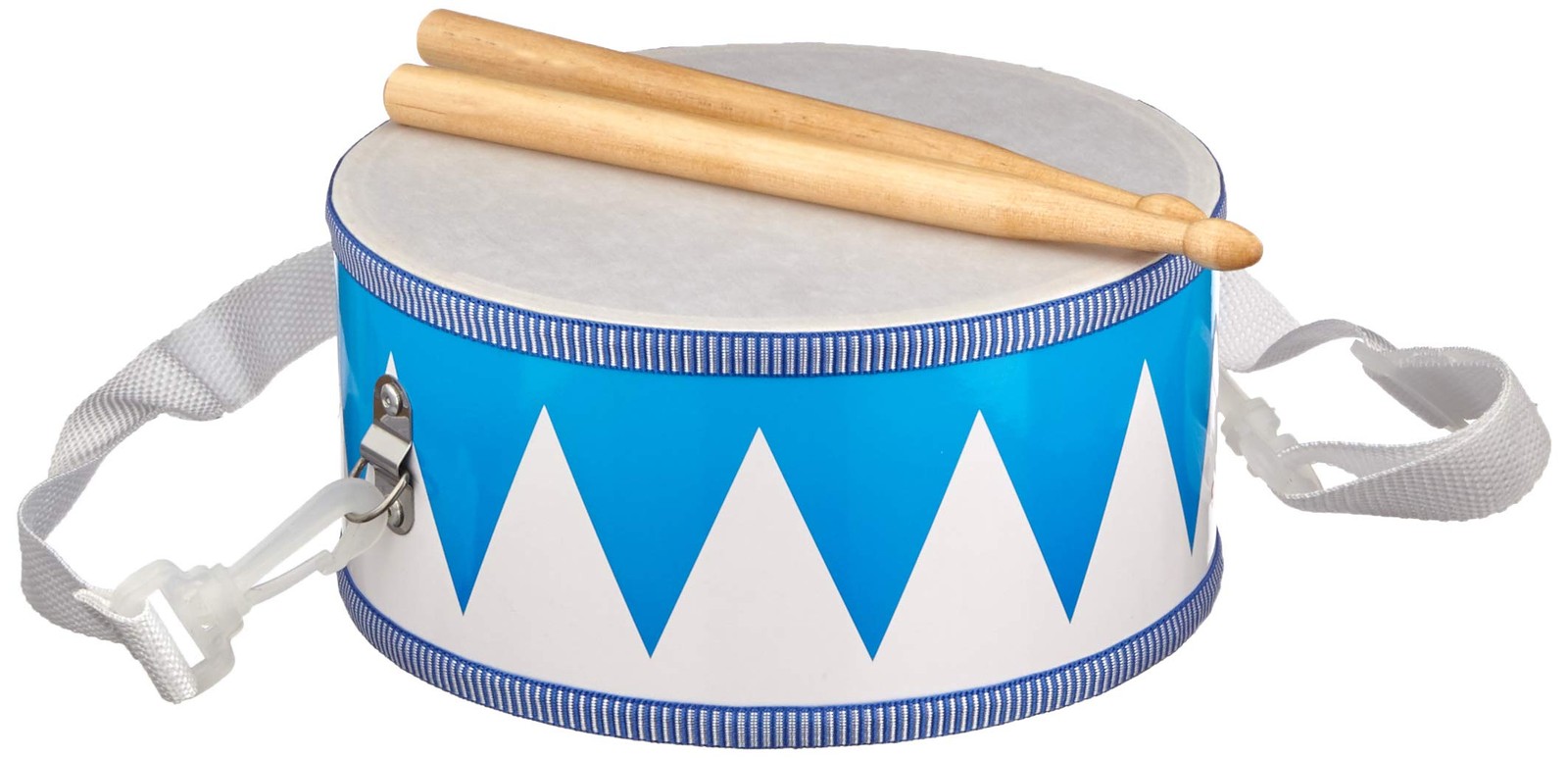 Goki 61898 Drum, Blue/White