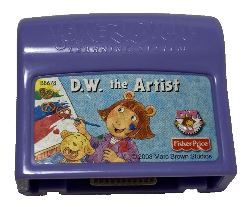Fisher Price Power Touch Learning System Cartridge-Arthur D.W. The Artist
