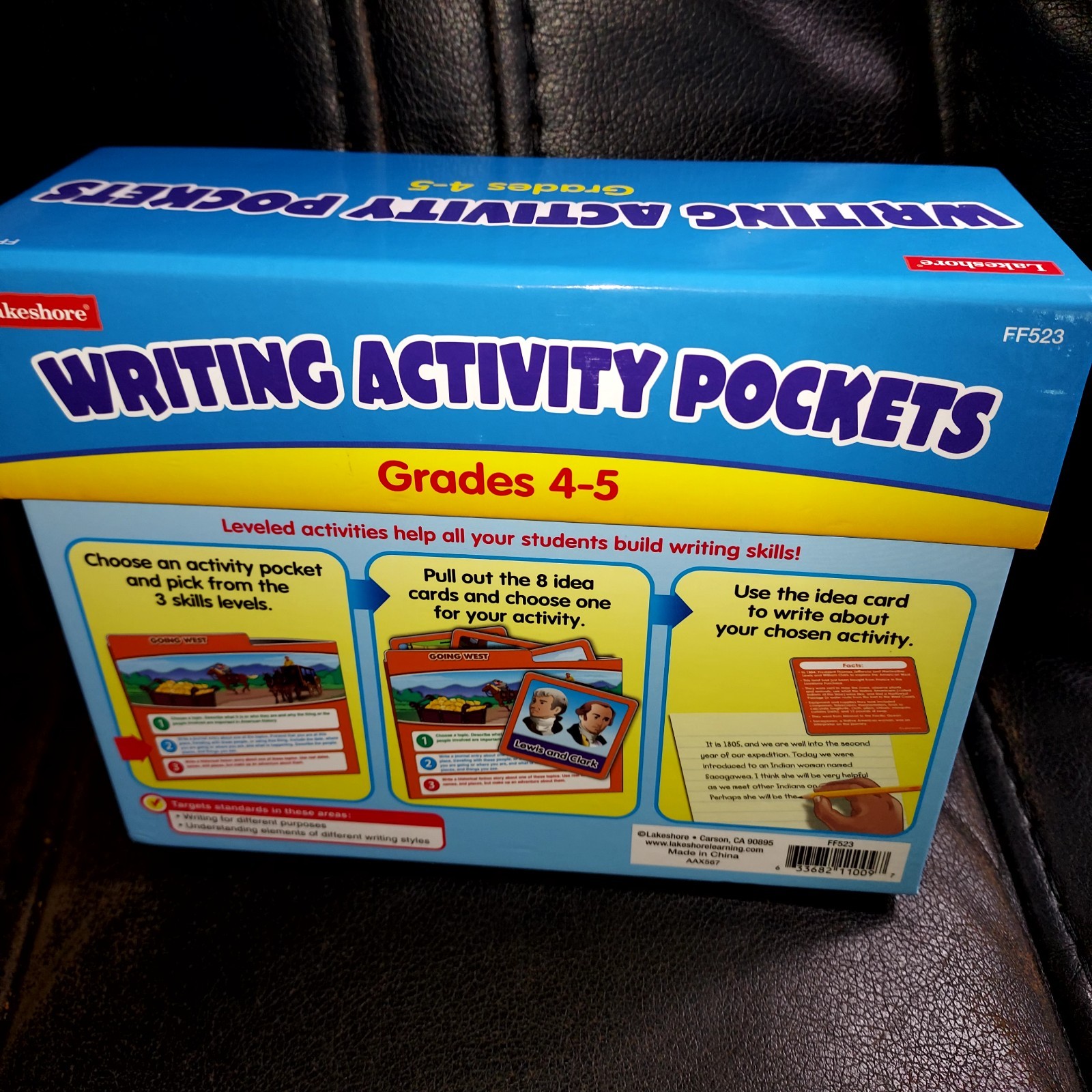 Lakeshores Ready to Write Activity Pockets Grades 4-5 Projects Homeschool ext.