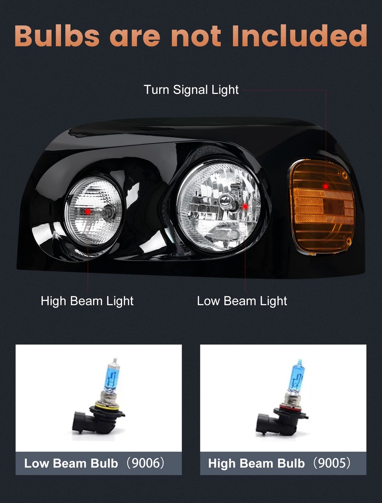 Avsty Headlights Assembly for Freightliner Century 2004 2005 2006 2007 2008 2…