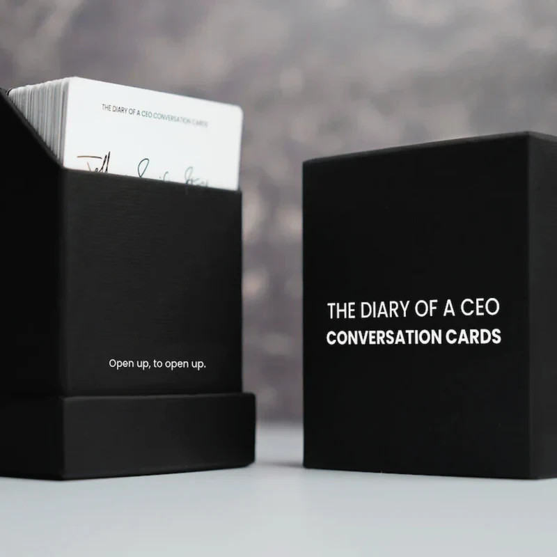 Steven Bartlett The Diary Of A CEO Conversation Cards – First Edition. NEW!
