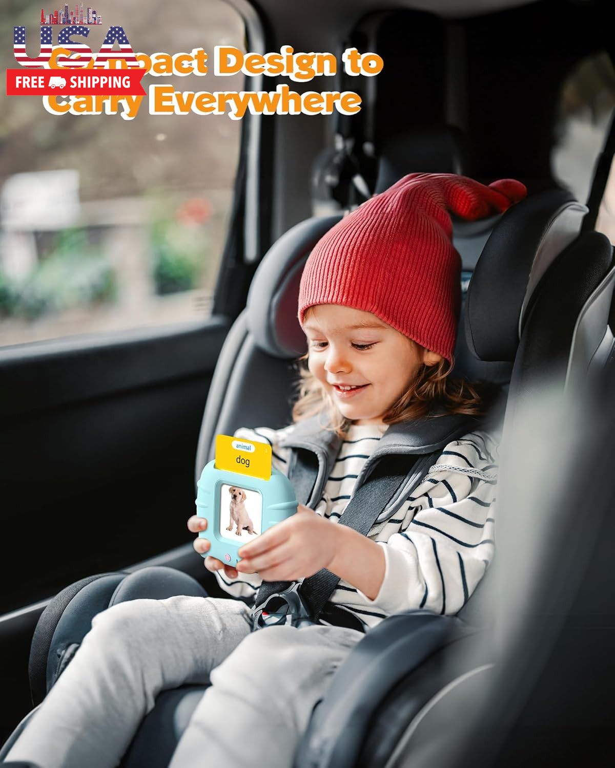 Talking Flash Cards for Toddlers 1 2 3 4 Year Olds, Montessori Language Learning
