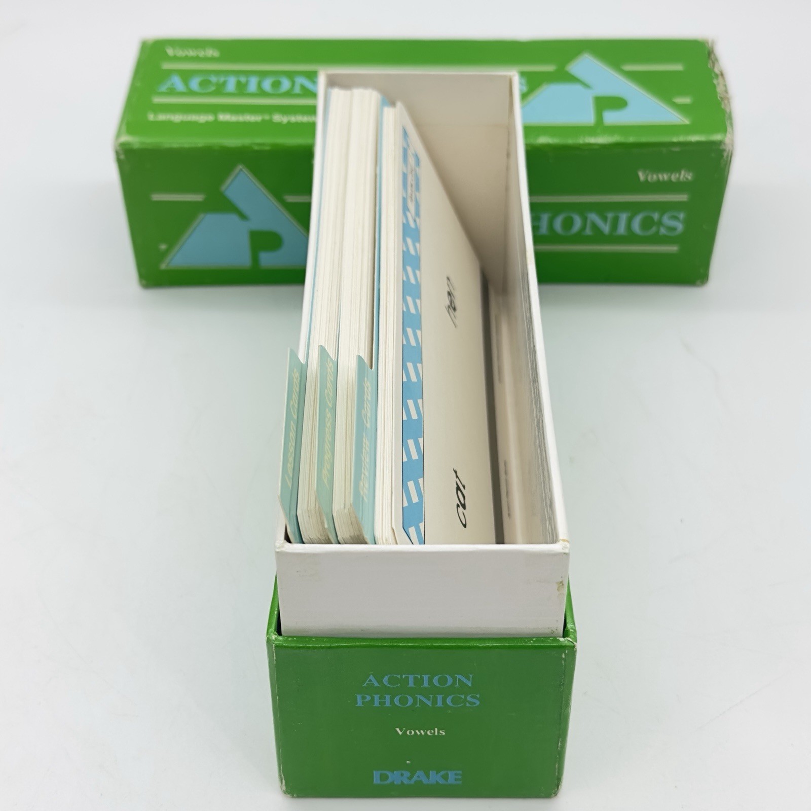 Drake Action Phonics Vowels Audio Cards for Califone Card Master Language Master