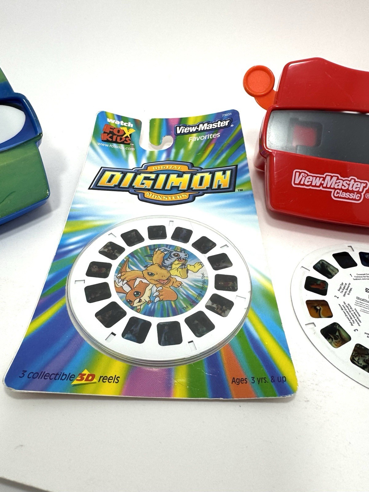 digimon view master 3D reels fox kids vintage new/sealed W/ Others