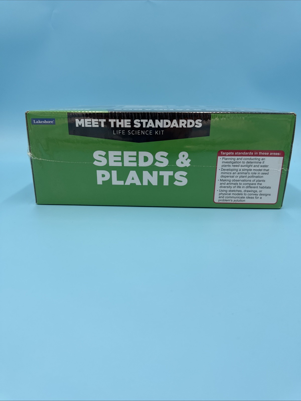 Lakeshore – Meet the Standards Life Science Kit, Seeds & Plants- New!! LM273