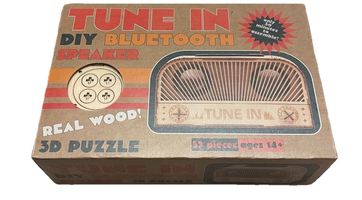 Build Your Own Bluetooth Speakers Kit Real Wood 32pcs Ages 14+ Tune In DIY Stem