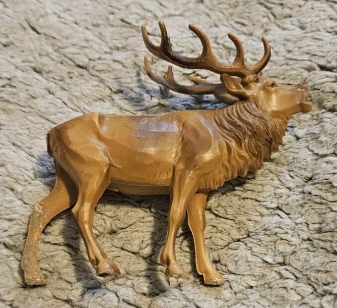 Forest Animal Figure Lot Six (6) Animals 4 Inches Long