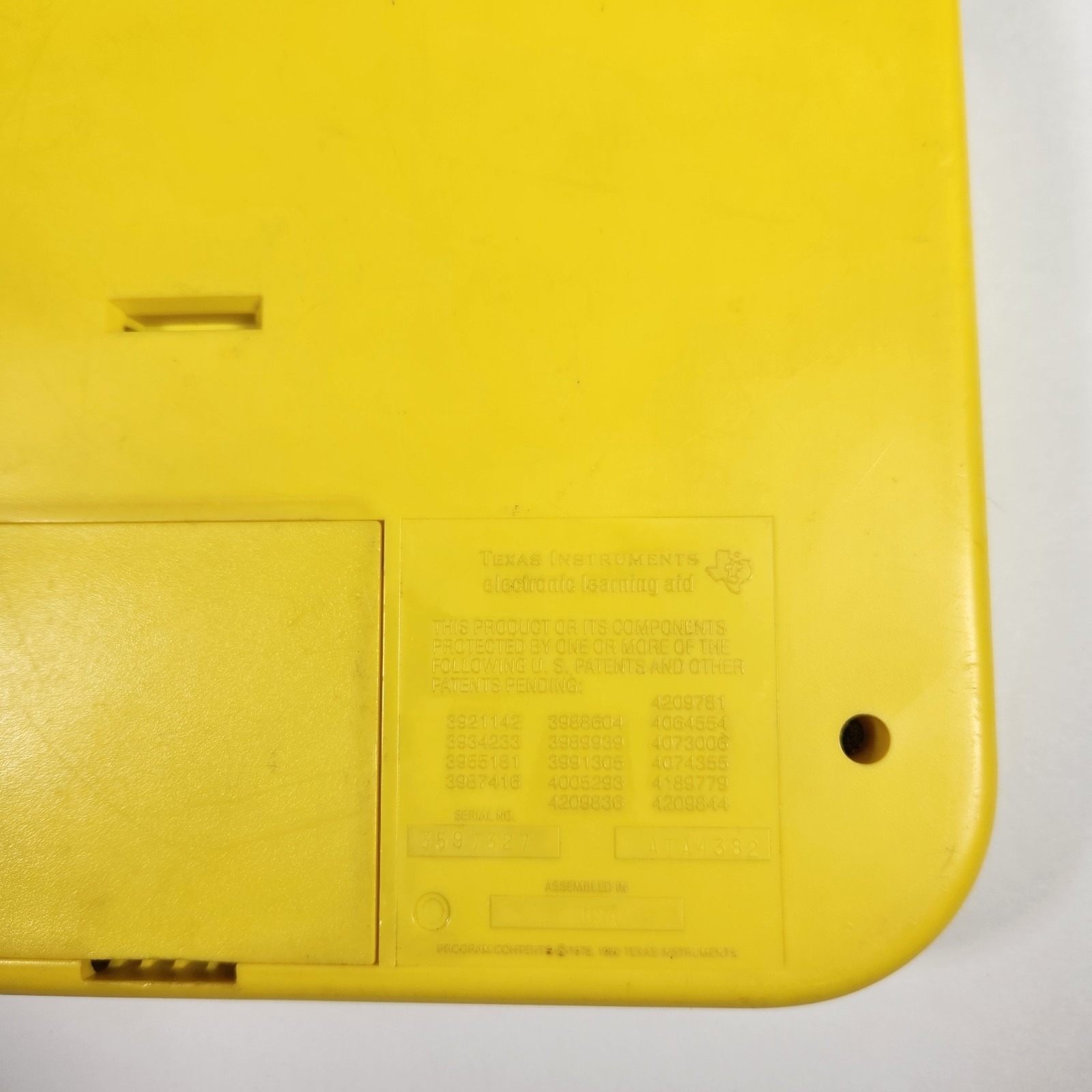 Vintage Texas Instruments Speak & Read Electronic Learning Toy – 1980 USA Made
