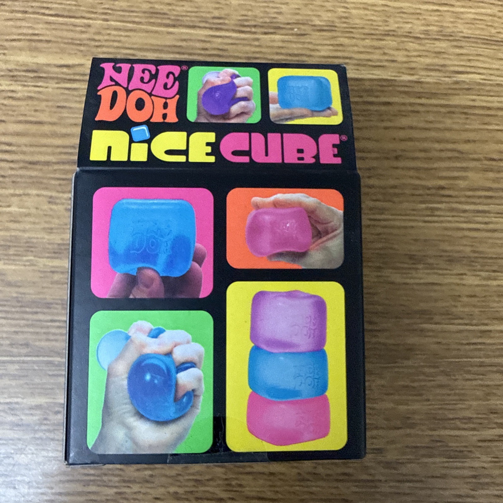 NeeDoh Nice Cube – Super Solid Squish! (Blue) – Brand New/Factory Sealed!