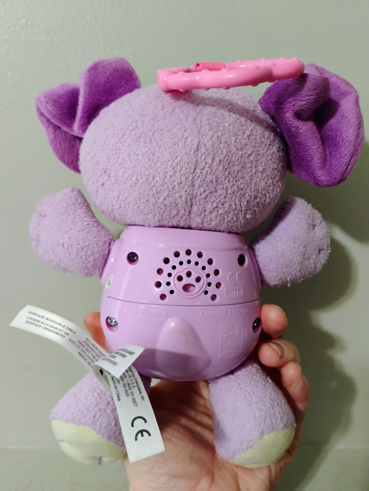 Leap Frog Sing & Snuggle Violet Purple Puppy Musical Interactive Plush Toy WORKS