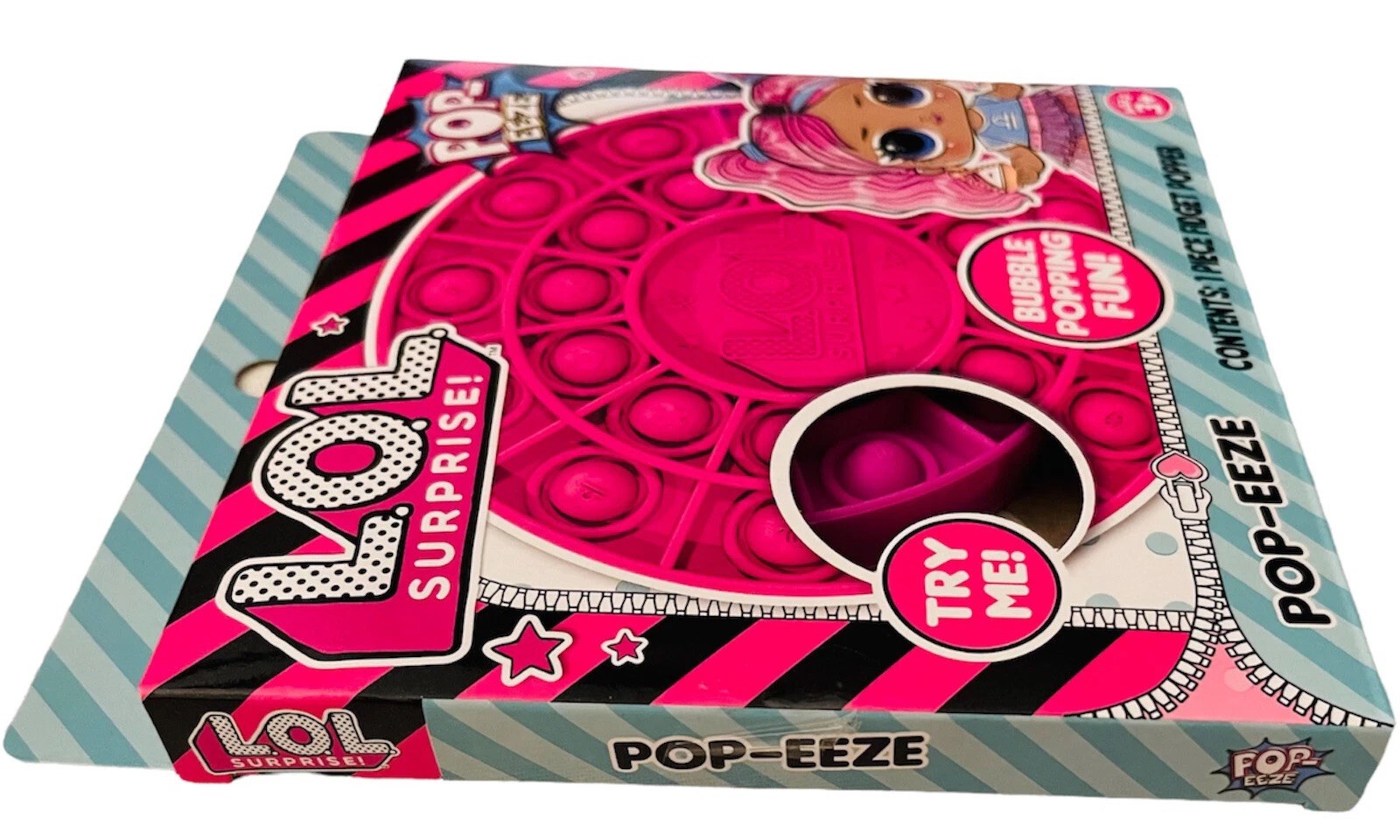 LOL SURPRISE! FIDGET POPPER HOT PINK POP-EEZE BUBBLE POPPING FUN TARA MGA AGE 3+