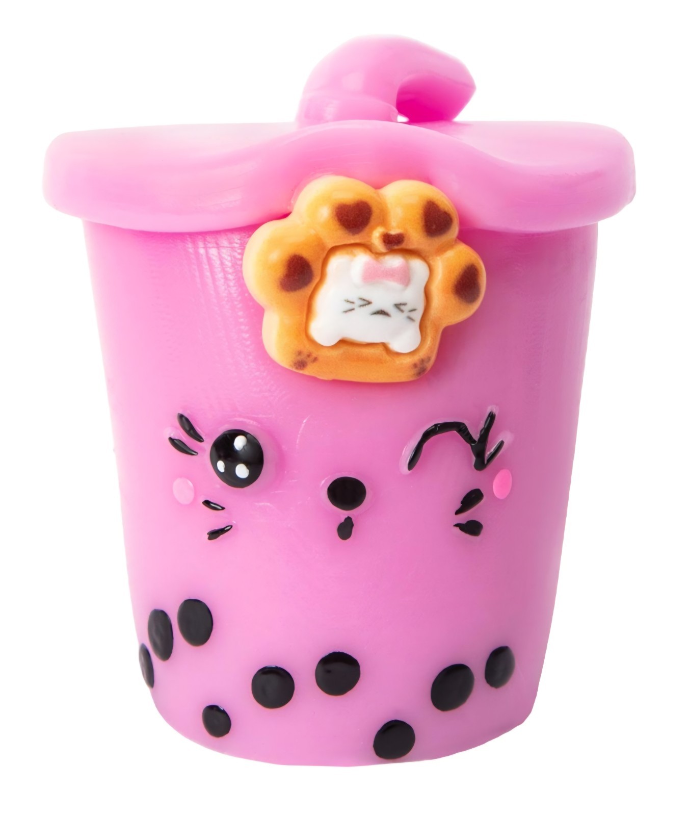 Taba Jelly Squeezeables Pink Boba Squishy, Bella Boba Squishi Squeeze Toy USA