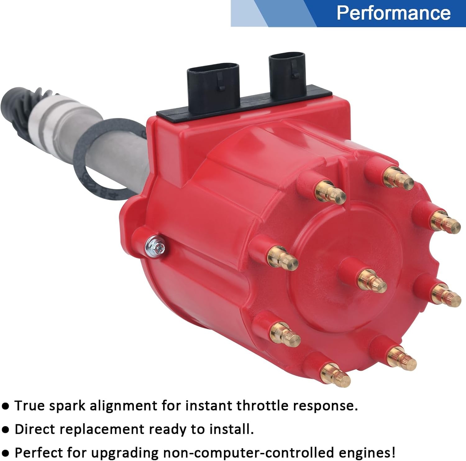 Ignition Distributor w/Cap & Rotor Big Blocks Small Blocks Compatible with 1987-