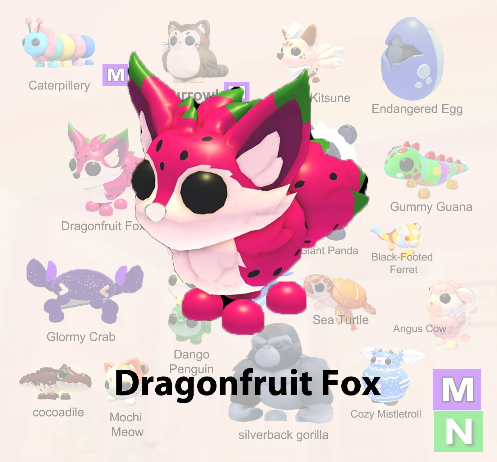 Dragonfruit Fox – Cheap – Adopt
