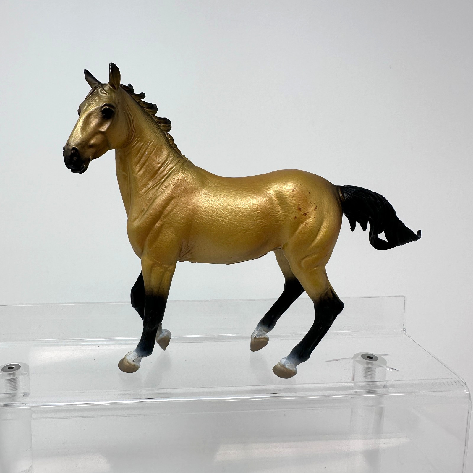 CollectA Akhal Teke Mare Figure Buckskin Horse Pony Stallion Figurine 6.5″ 2013