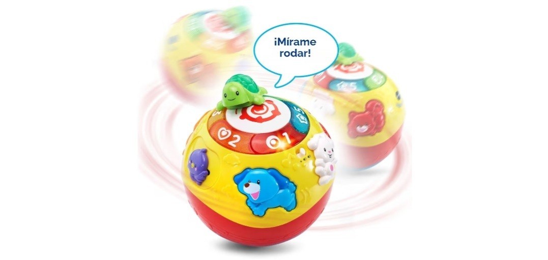 VTech Wiggle & Crawl Ball Electronic Interactive Learning Toy Numbers