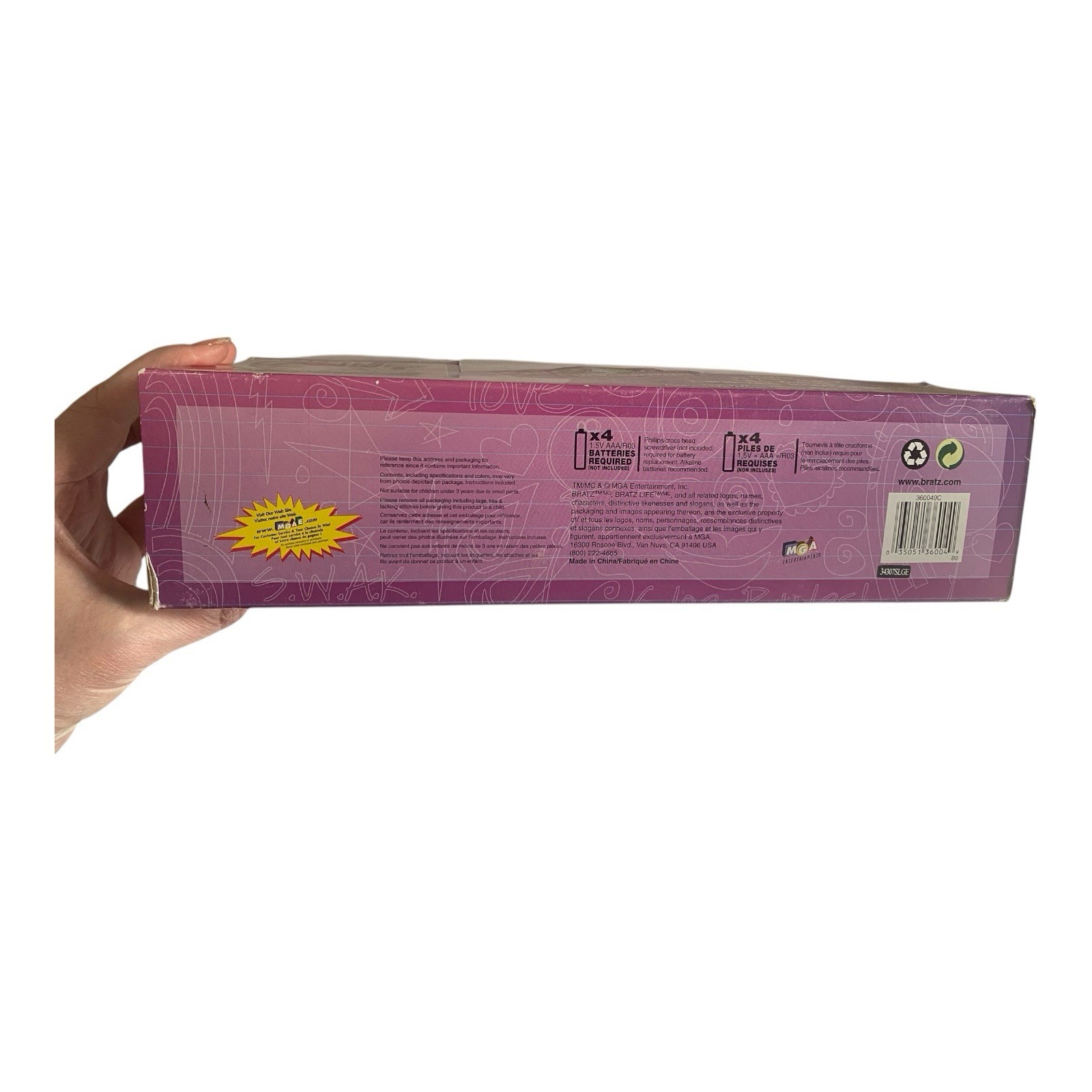 Bratz MGA Adventures In Learning “Math In The Mall” Plug & Play TV Game Lips