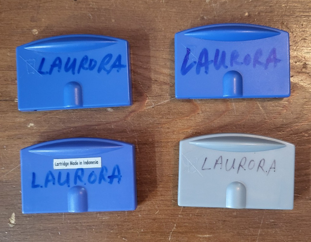 LOT of 4 LeapFrog Leapster Game Cartridges + Carrier ~ Grammar, Math, Reading