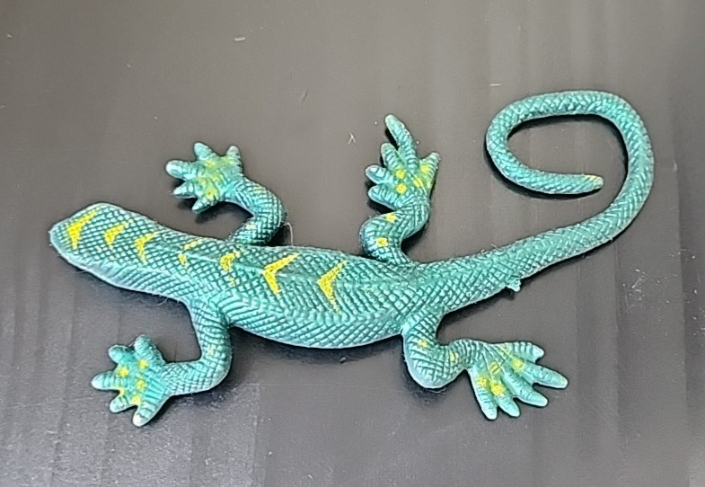 Fake Rubber Lizard Toy Action Figure Simulation Lizard Fidget