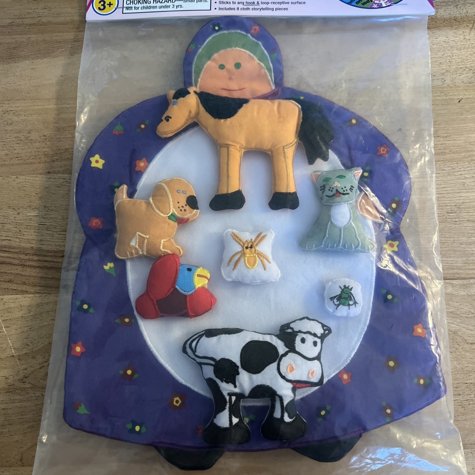 Lakeshore There Was An Old Lady Who Swallowed A Fly Storytelling Kit 8 Pieces