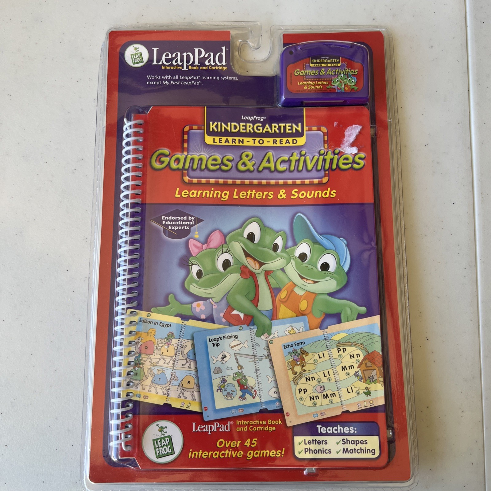 LeapPad Leap Frog Kindergarten Learn To Read Games Activities Letters Sounds