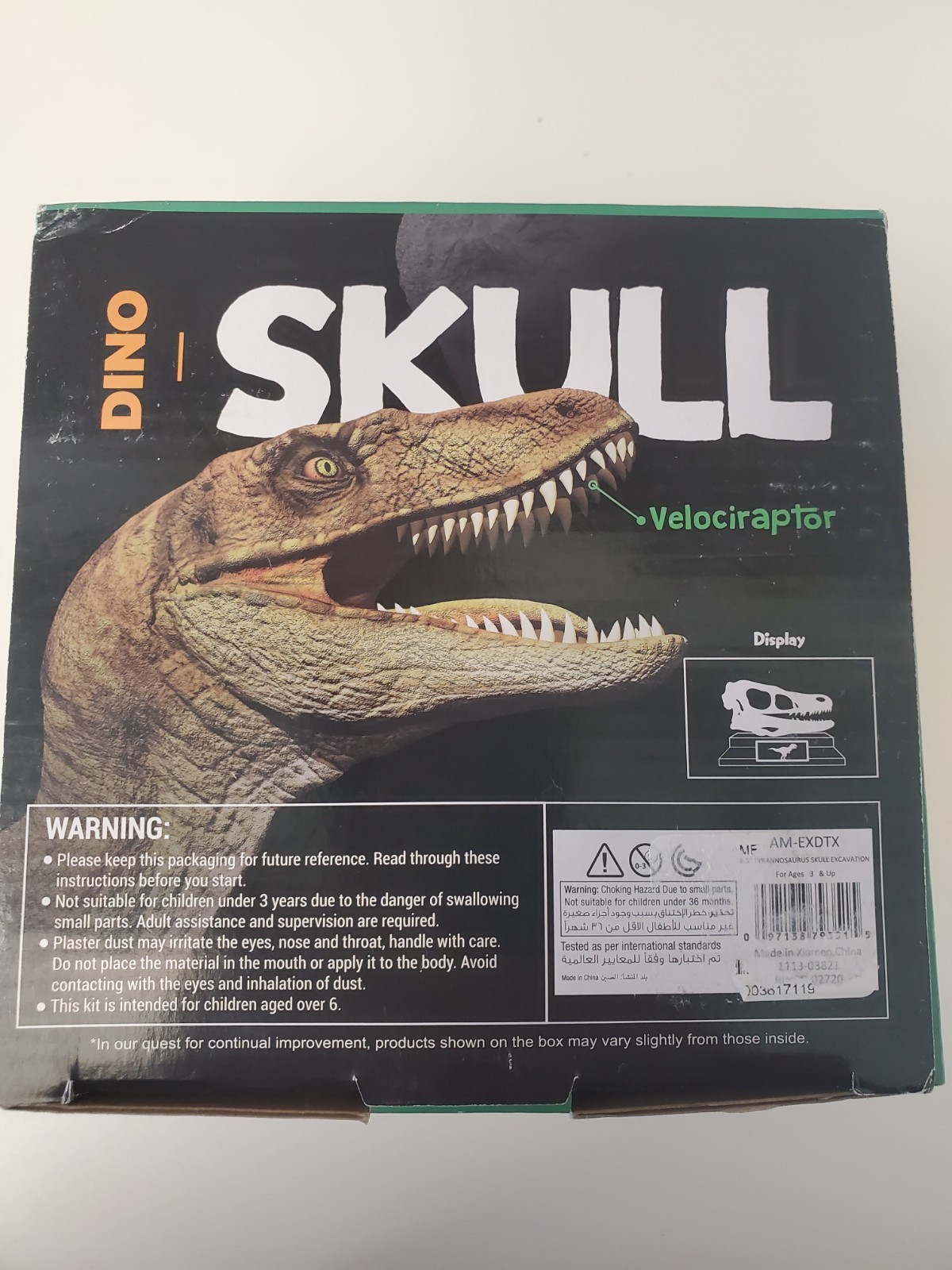 Dino Skull Kit – Dinosaur skull digging game new in box.