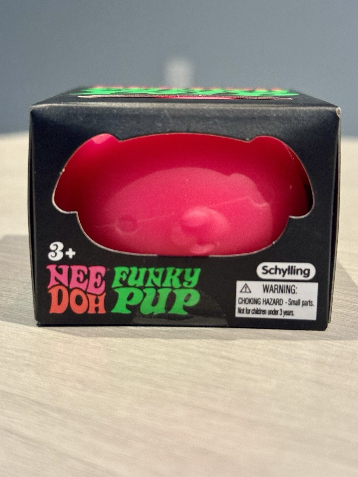 Nee Doh Funky Pup Squish Toy | Lot of 3 – 1 Pink, 1 Purple, 1 Green