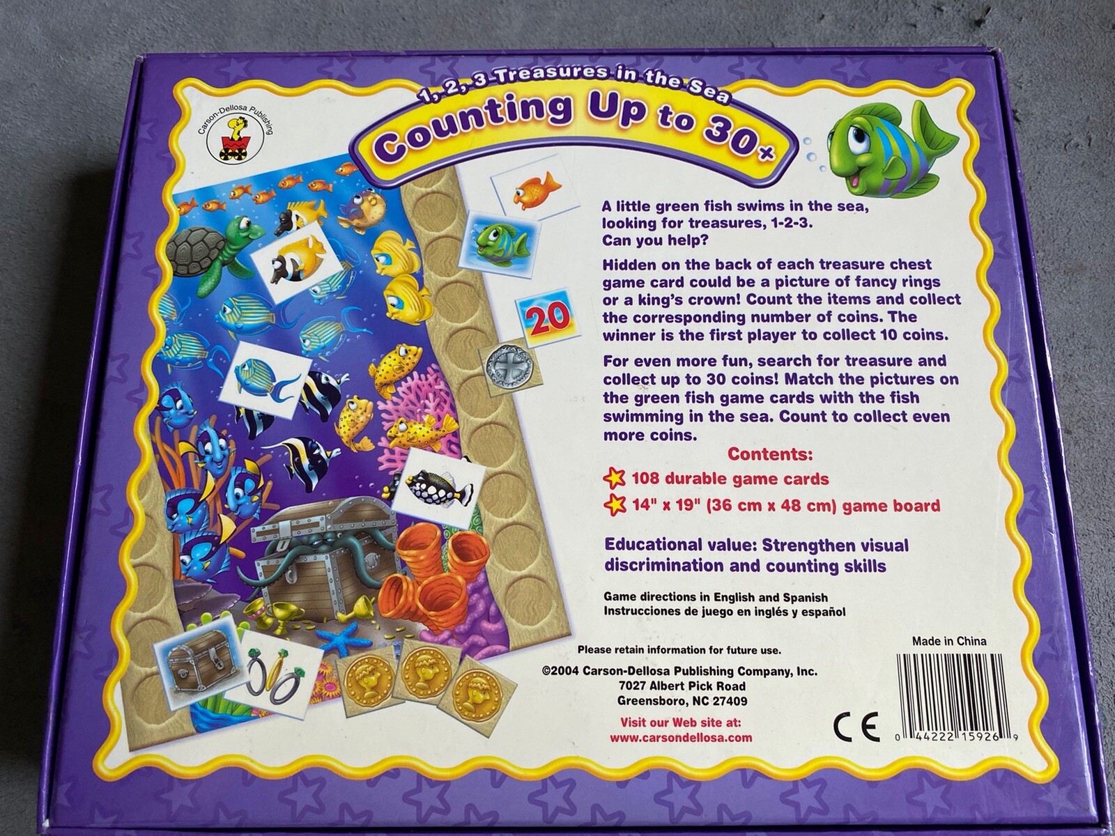 1-2-3 Treasures in the Sea Counting Up to 30 LEARN NUMBERS Game