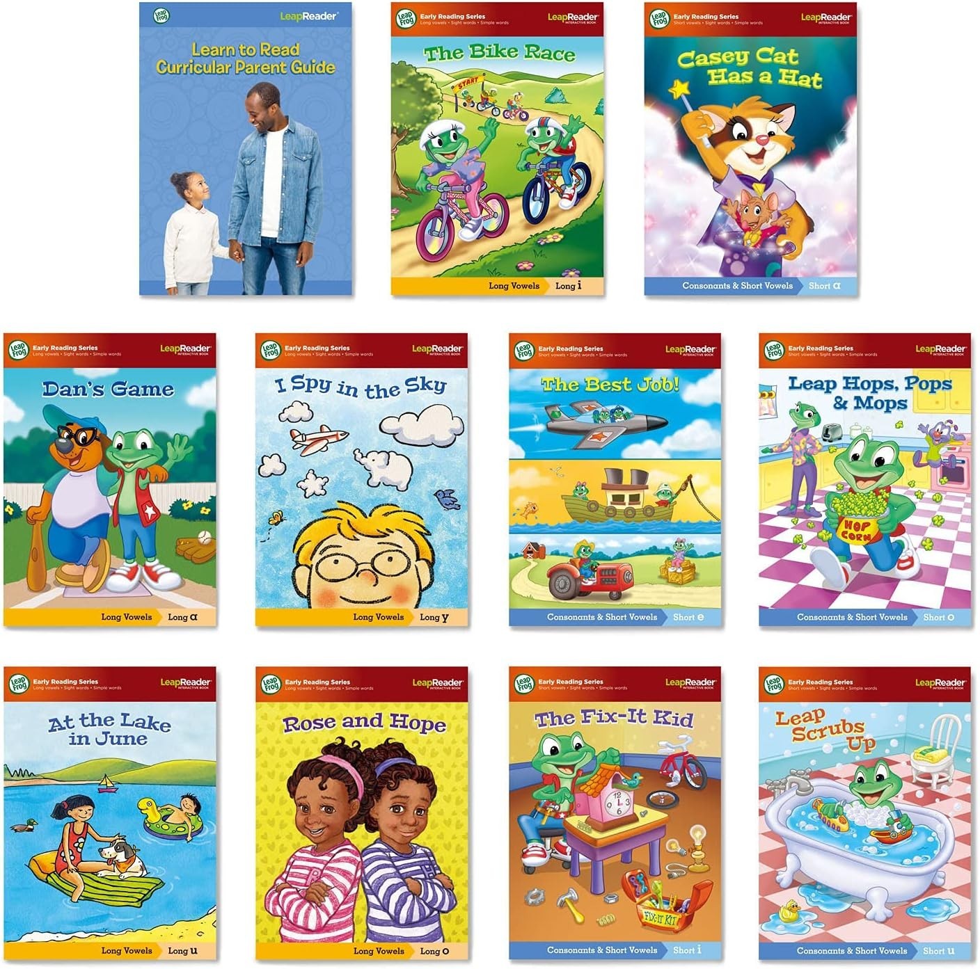 LeapReader System Learn to Read 10 Book Bundle