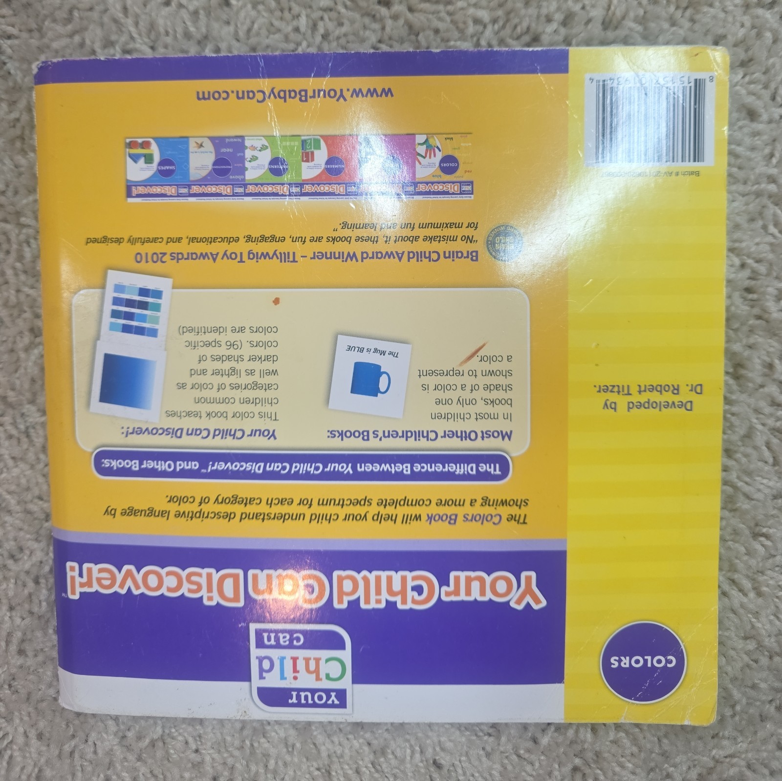 5 Your Baby Can Read Books by Robert Titzer Early Language Development System