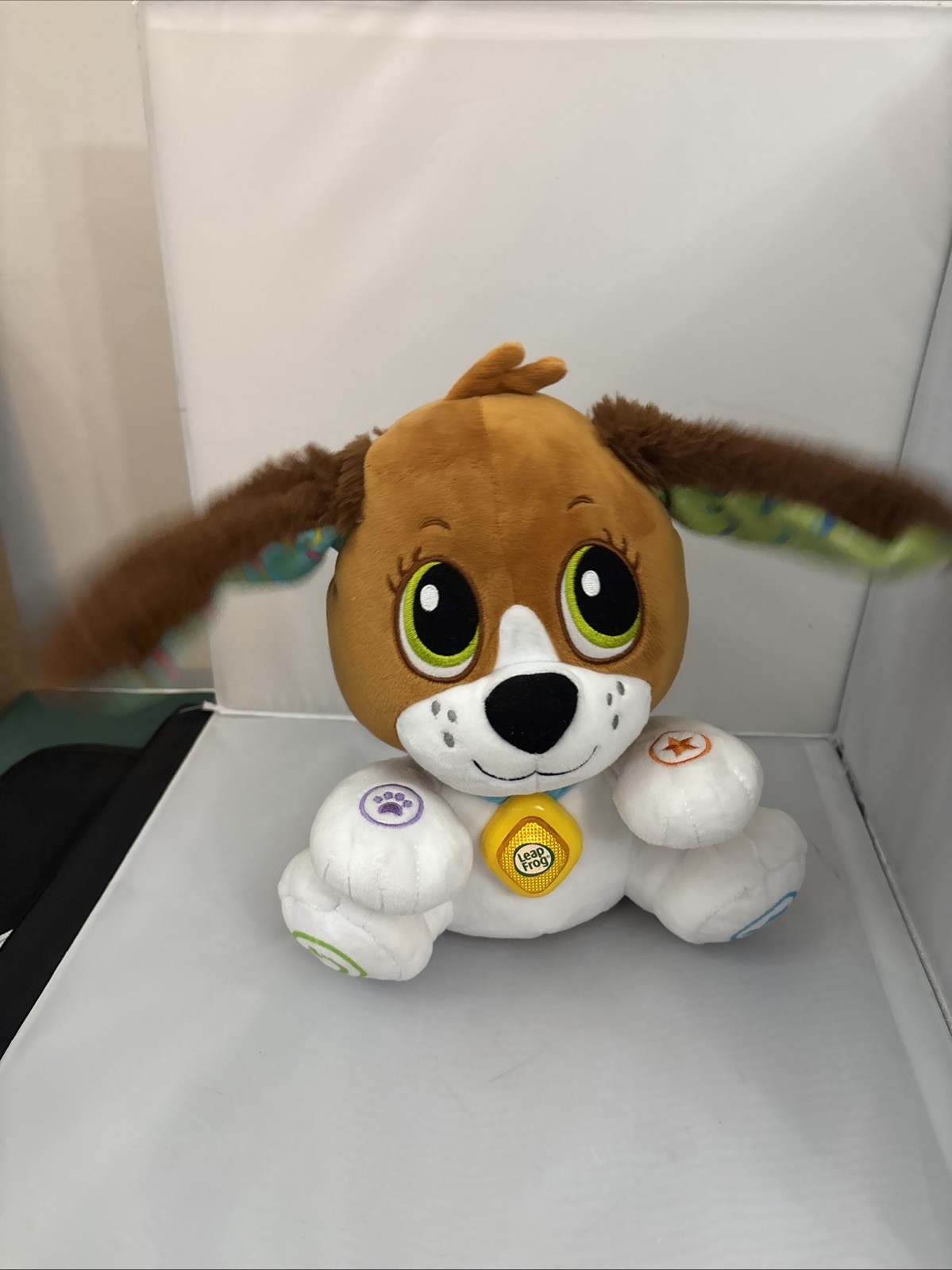 Leap Frog Speak & Learn Puppy W/ Interactive Talk Back And Motion Feature WORKS