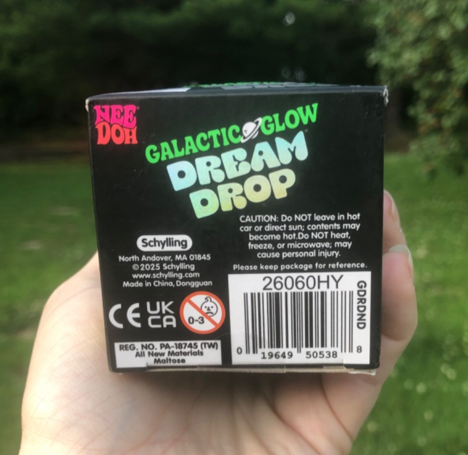 •AUTHENTIC• Two Galactic Glow Dream Drop NeeDoh’s By Shylling Green & Blue