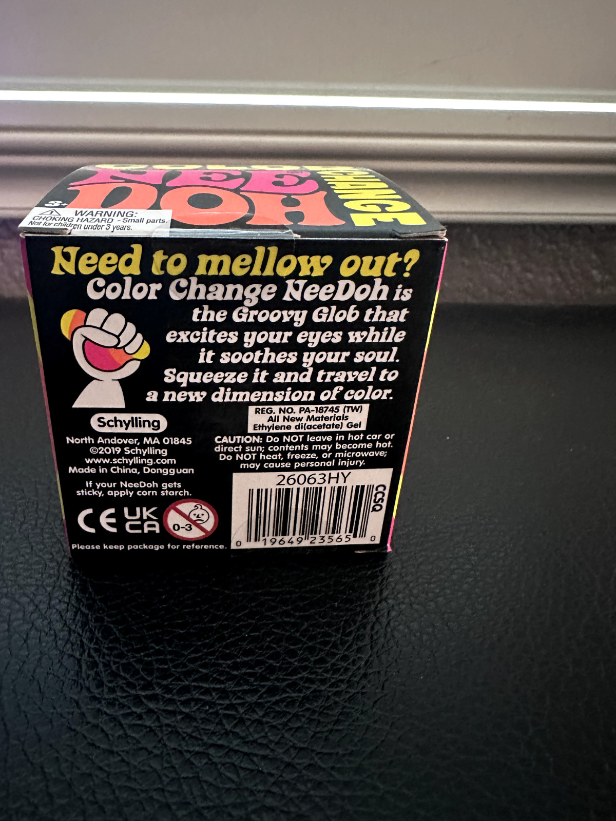 ONE (1) SEALED NEEDOH YELLOW COLOR CHANGE SQUISHY