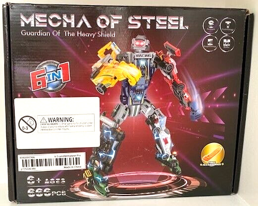 STEM Toys Disgusting Biology & Mecha of Steel Race Car Transformer Lot of 2