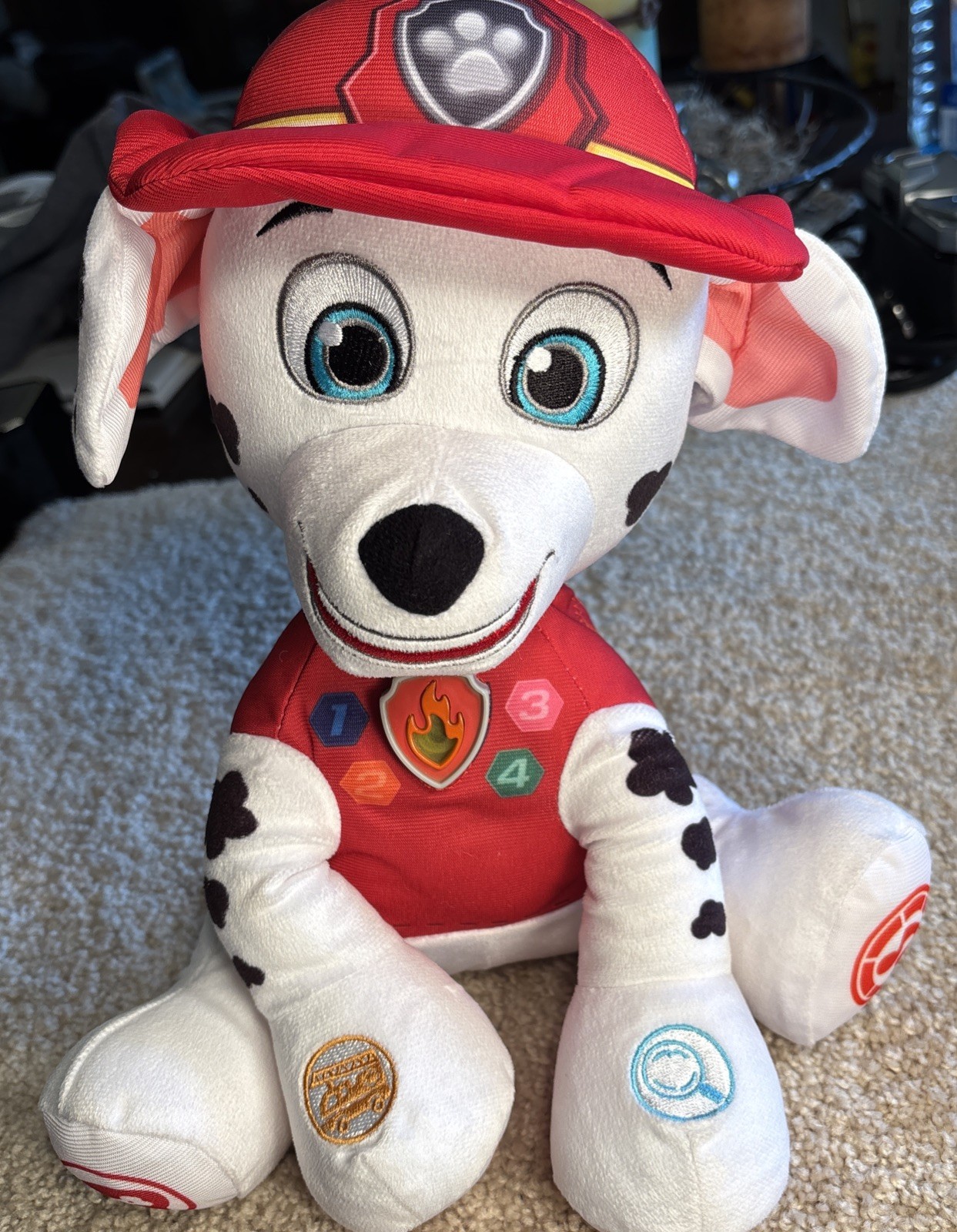 VTech Paw Patrol Marshall’s Read To Me Adventure 12″ Plush Stuffed Animal TESTED