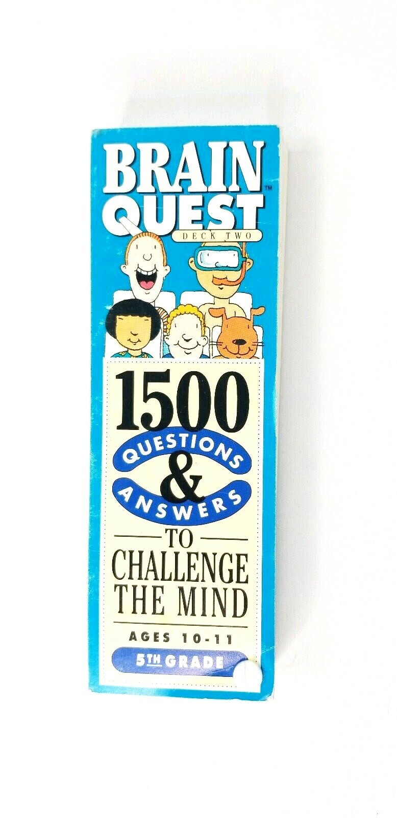Brain Quest Grade 5:1500 Q&A to Challenge the Mind w/Extra Deck CLEARANCE