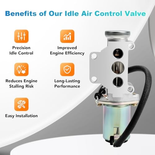 NPAUTO Idle Air Control Valve Compatible with Nissan D21 Pickup 1990 1991 1992