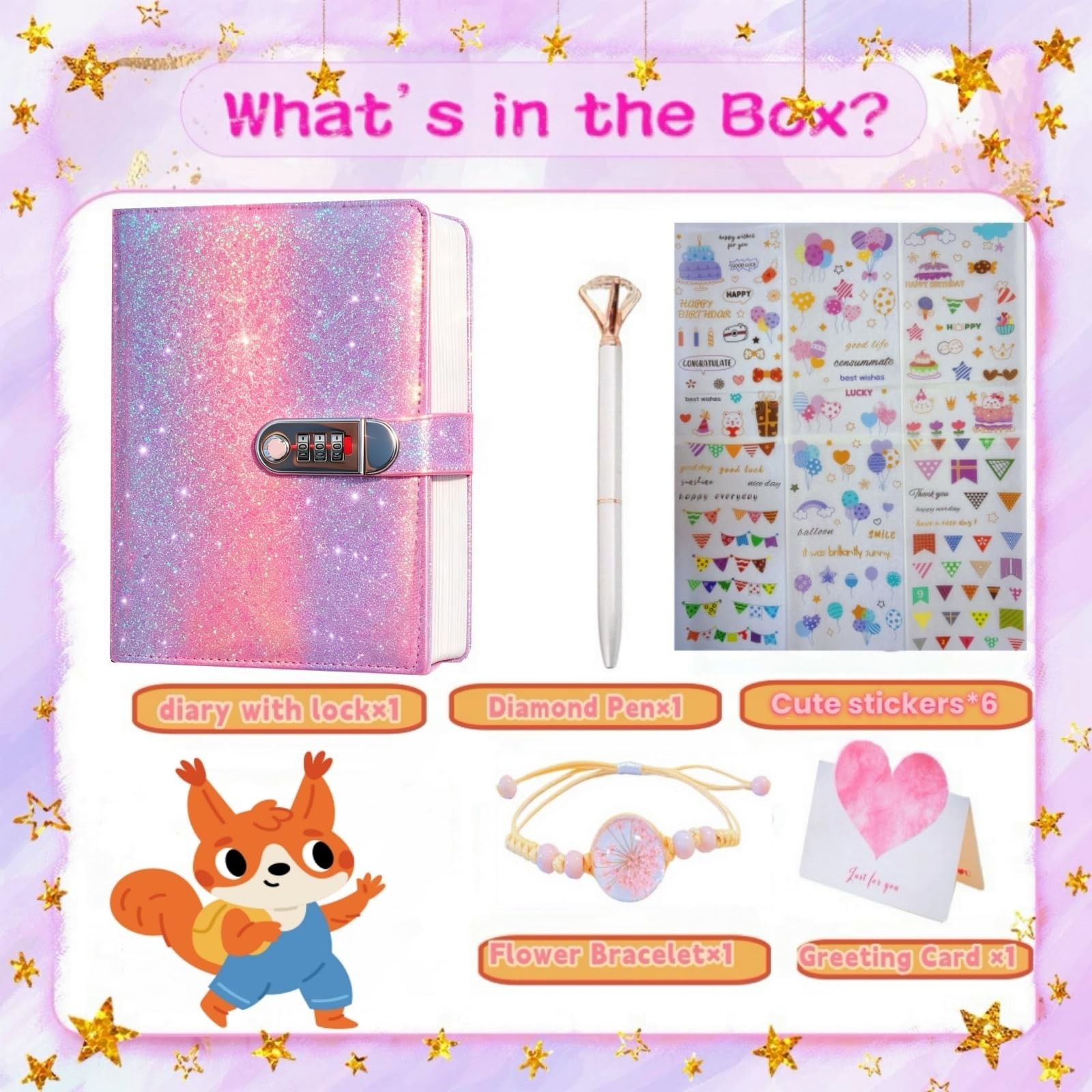 Diary with Lock for Girls,A5 PU Leather Locked Journal for 8-12 Teenager | di…