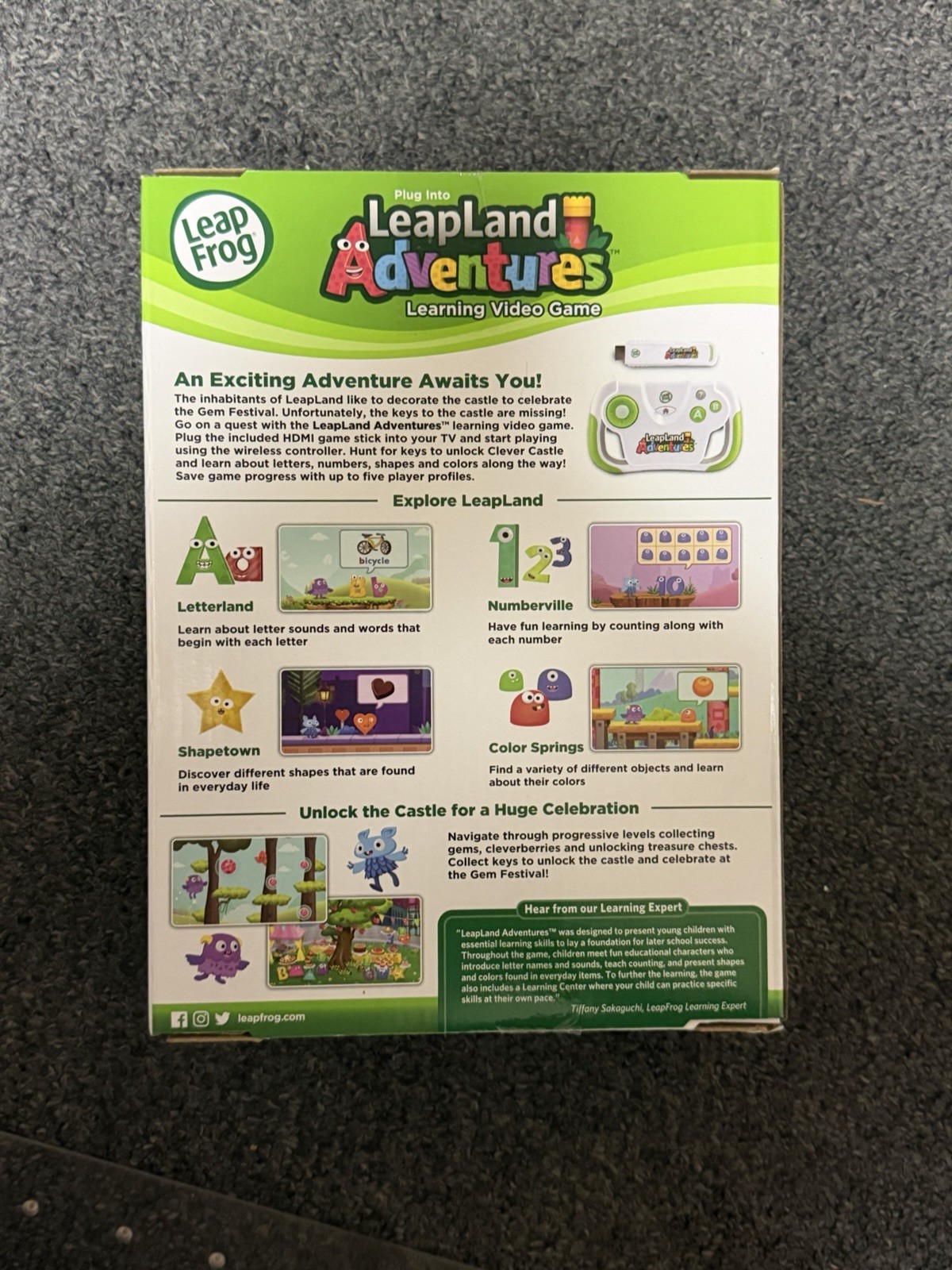 New LeapFrog LeapLand Adventure Learning TV Game Play Interactive Engage Imagine