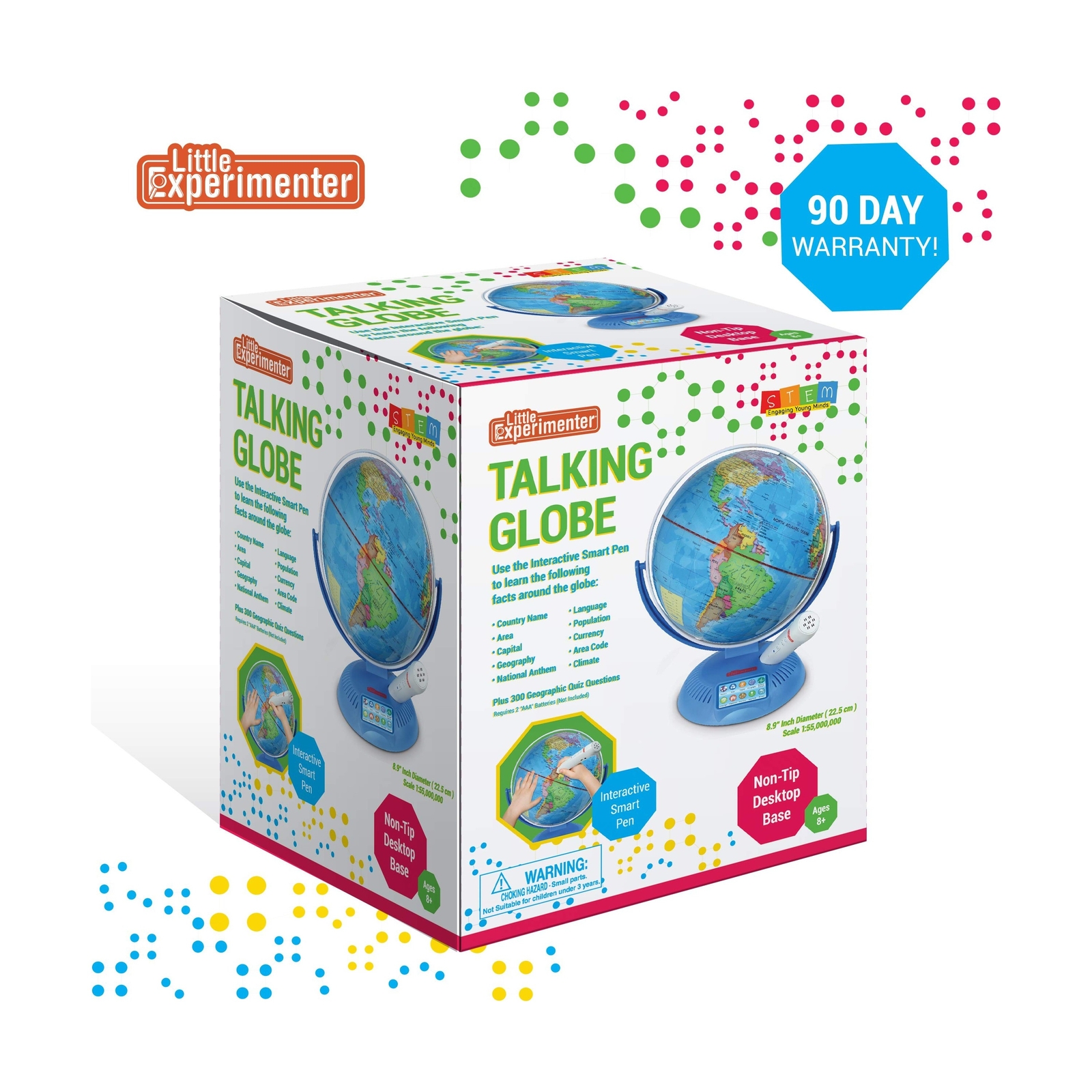 Little Experimenter Talking Globe – Interactive Globe for Kids Learning with …